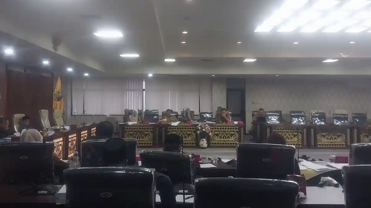 Breaking News Pansus LHP BPK 2024 DPRD Lampung Bersama Inspektorat Digelar Tertutup