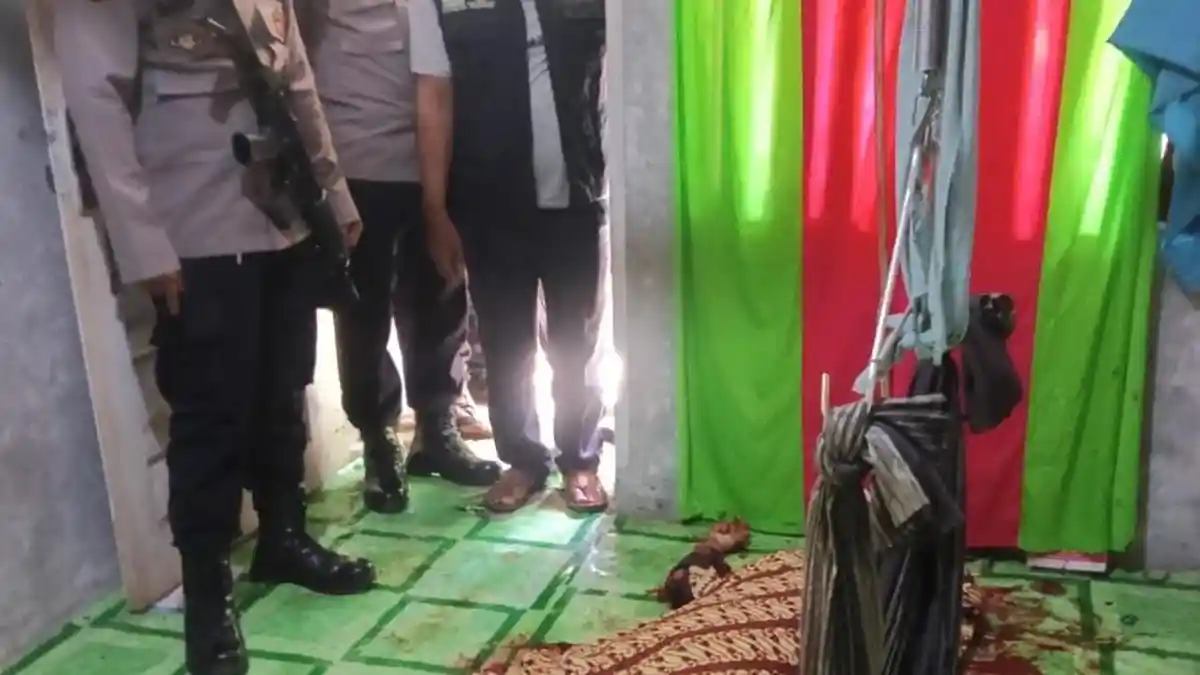 Satreskim Polres Aceh Timur Olah TKP Pembunuhan Nenek di Aceh Timur