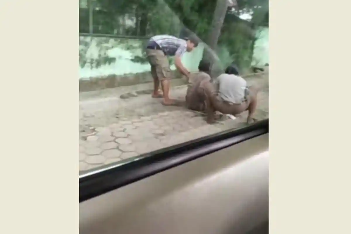 SATU dari 2 Preman yang Rampok Uang Pengemis Tua Bertongkat Diciduk