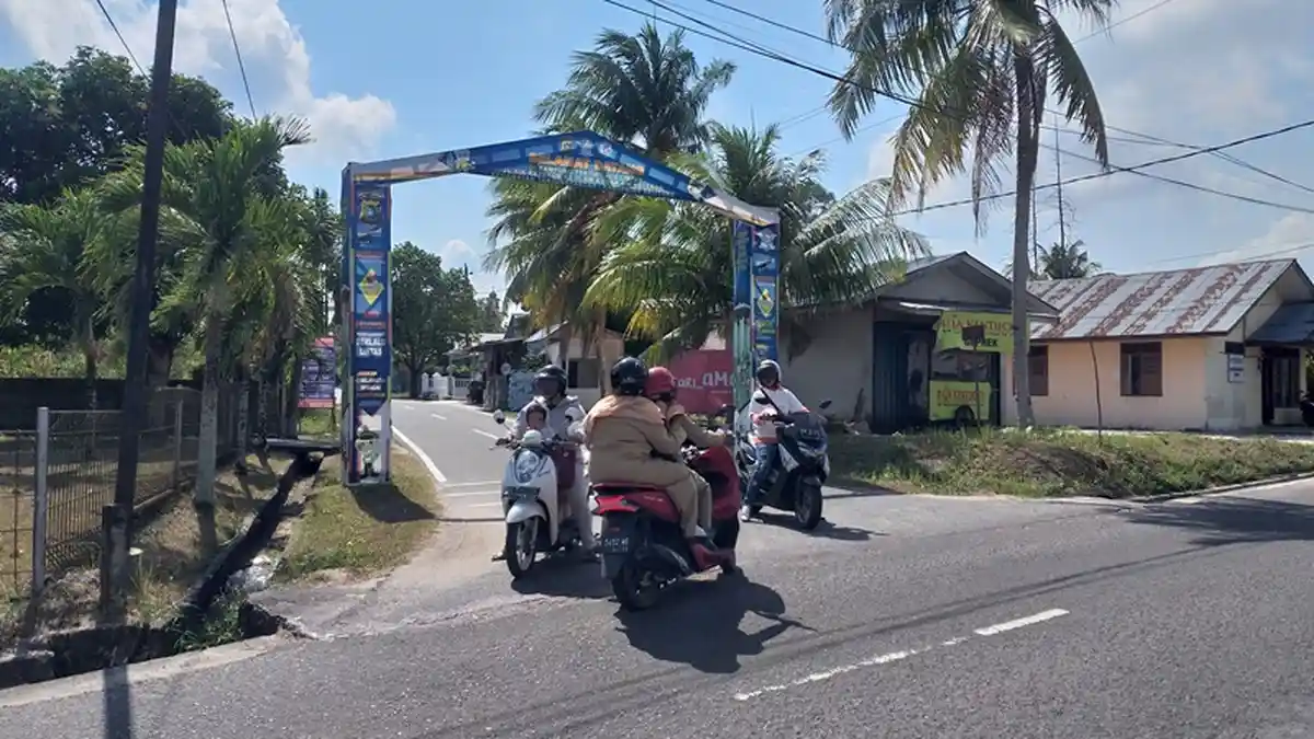 Mengintip Kampung Tertib Lalu Lintas  di Desa Air Ketekok Belitung