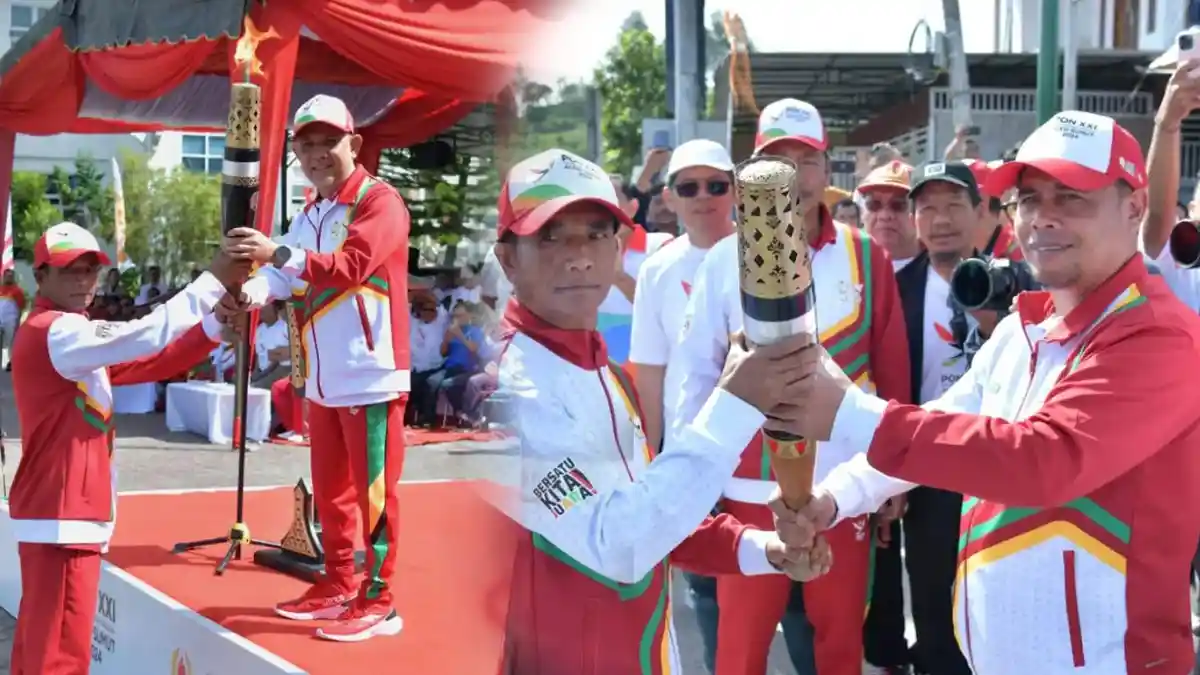 Kirab Api PON 2024 Disambut Antusias di Bener Meriah - tribungayo.com