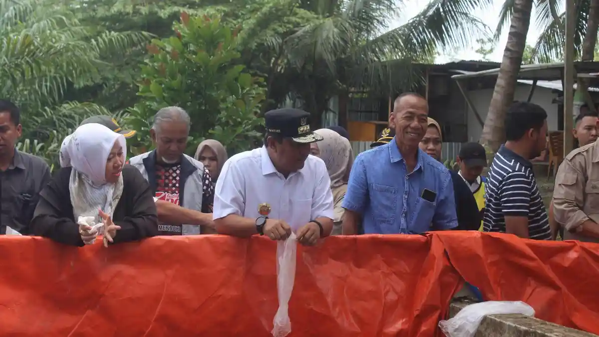 Sebar Benih Ikan Nila di Mateng untuk Sukseskan Program Makan Bergizi Gratis