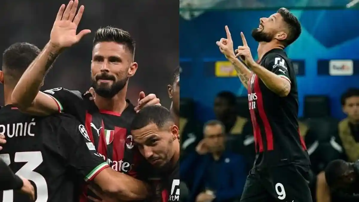 Diperpanjang, Olivier Giroud Bakal Tanda Tangani Kontrak Baru AC Milan setelah Piala Dunia 2022