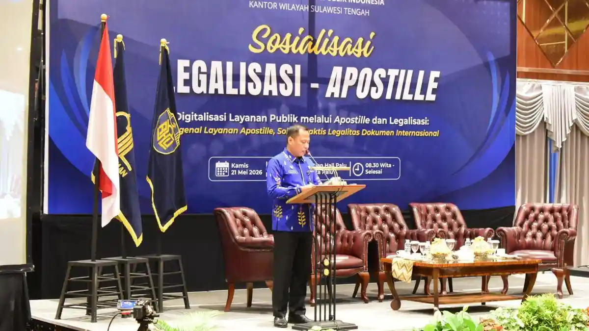 Kemenkum Sulteng Dorong Akses Global Lewat Layanan Apostille