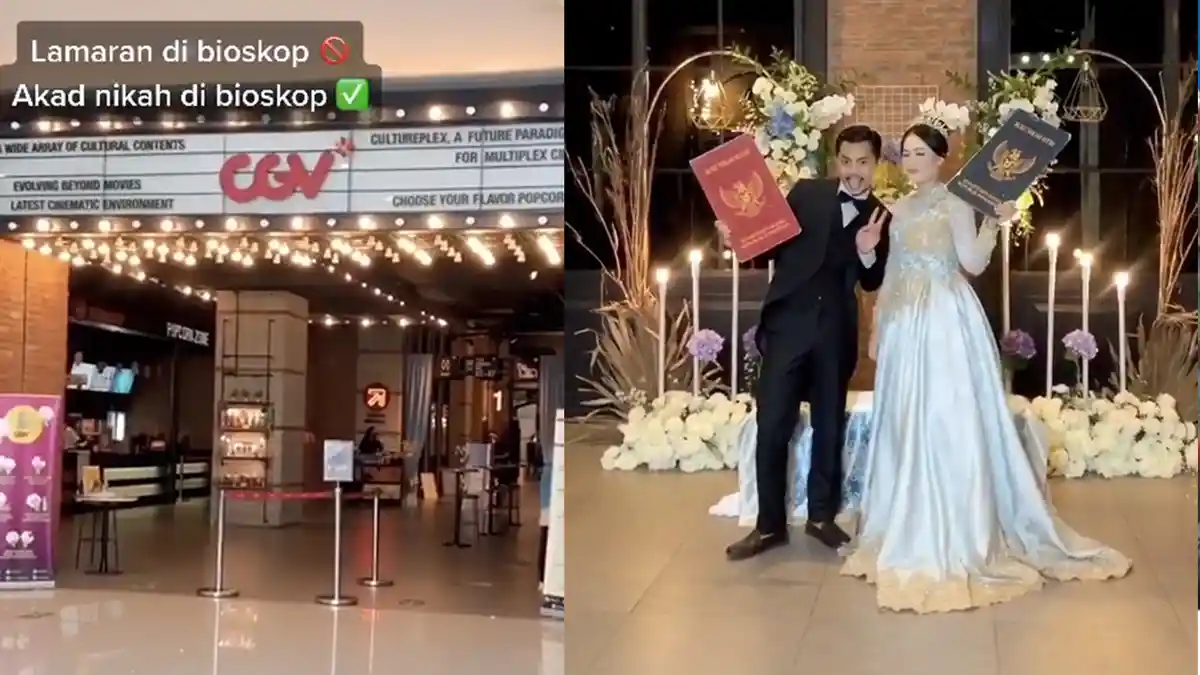 VIDEO VIRAL Akad Nikah di Bioskop, Berikut Faktanya