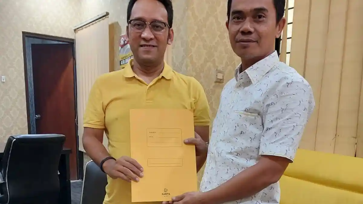 Bacaleg Partai Golkar Nurul Hakim Serahkan Berkas Pendaftaran, Ini Janji pada Warga di Dapilnya