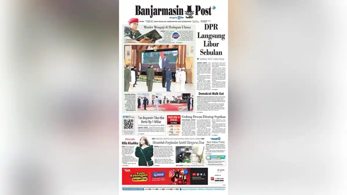 DPR Langsung Libur Sebulan, Sahkan RUU Cipta Kerja Menjadi Undang Undang