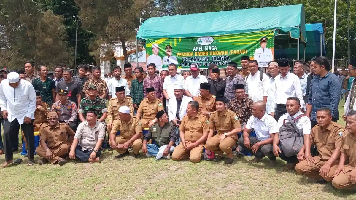Ratusan Tenaga Kader Dakwah Jangka Bireuen  Apel Bersama