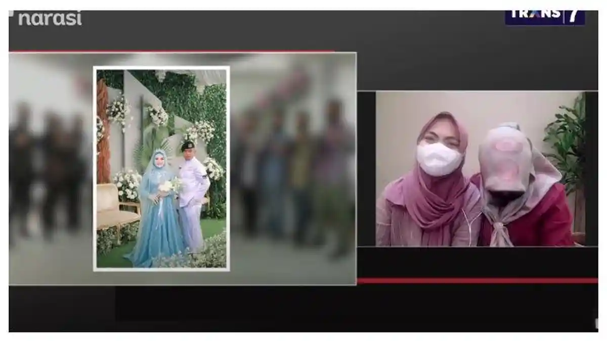 Suaranya Terbata-bata, Tangis Istri Serda Pandu Kru KRI Nanggala-402 yang Gugur Cerita Soal Suami
