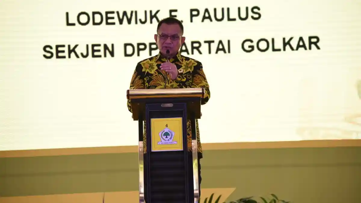 Lodewijk : Pendidikan Politik Golkar 2019 Ingin Ciptakan SDM Unggul