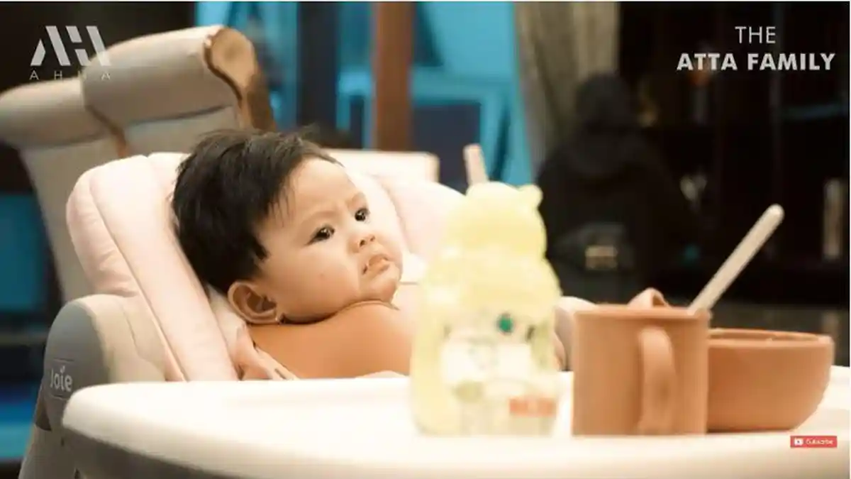 Ameena Hanna Nur Atta Langsung Cemberut Ketika Gen Halilintar Bohong Saat Suapi Dirinya
