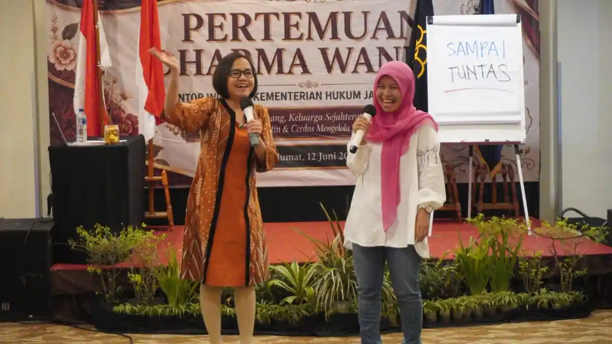 DWP Kanwil Kemenkum Jateng Gelar Hipnoterapi Menyeimbangkan Batin dan Cerdas Mengelola Rumah Tangga