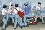 Siswa SMKN Rangas Adu Jotos, Wakasek Kesiswaan Sebut Hal Biasa Bisa Diselesaikan di Internal Sekolah