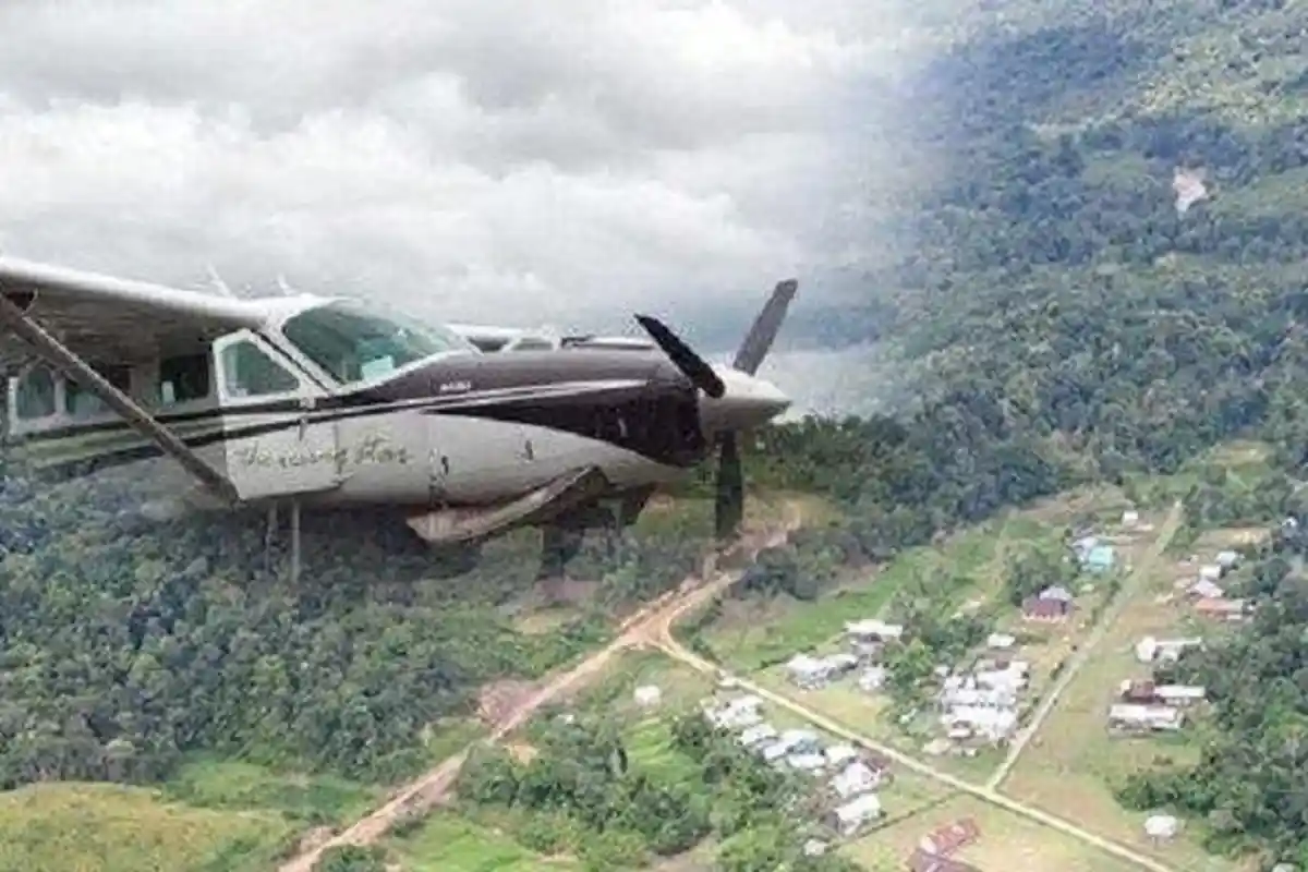 Pesawat Hilang Kontak Usai Berangkat dari Tarakan Diduga Jatuh di Tebing, Warga: Ada Suara Dentuman