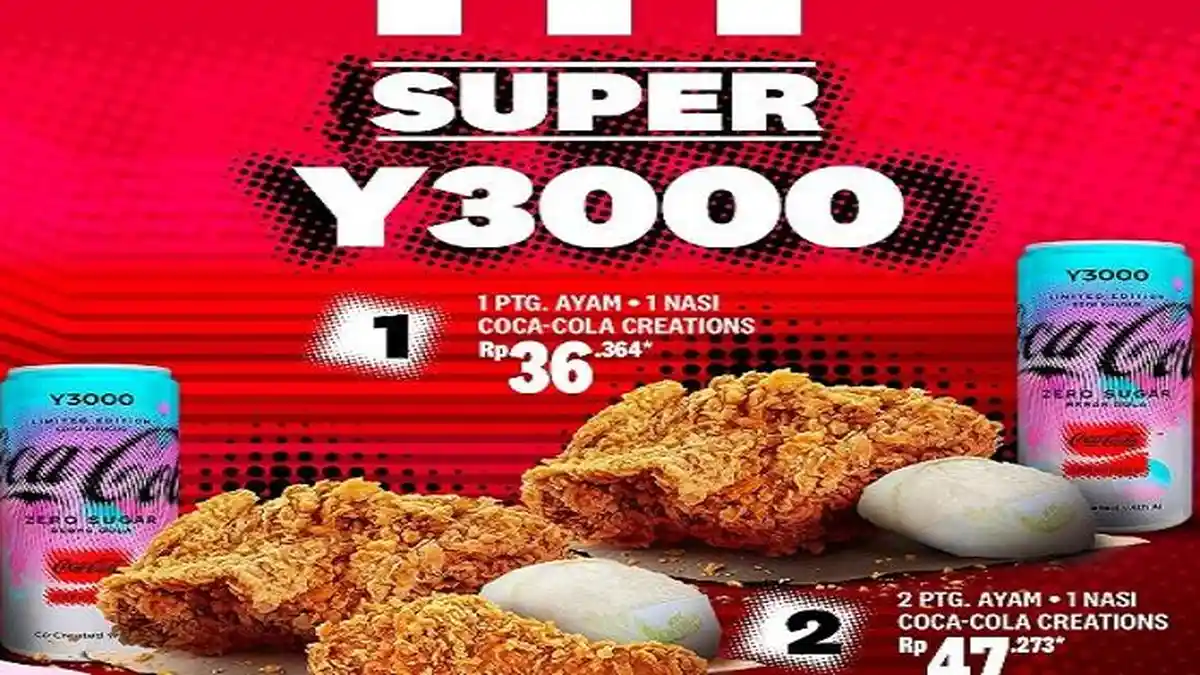 3 Promo KFC Menarik Hari Ini, Ada Super Y3000,Cherry Blossom Float dan Jagoan Hemat Mulai Rp 36 Ribu