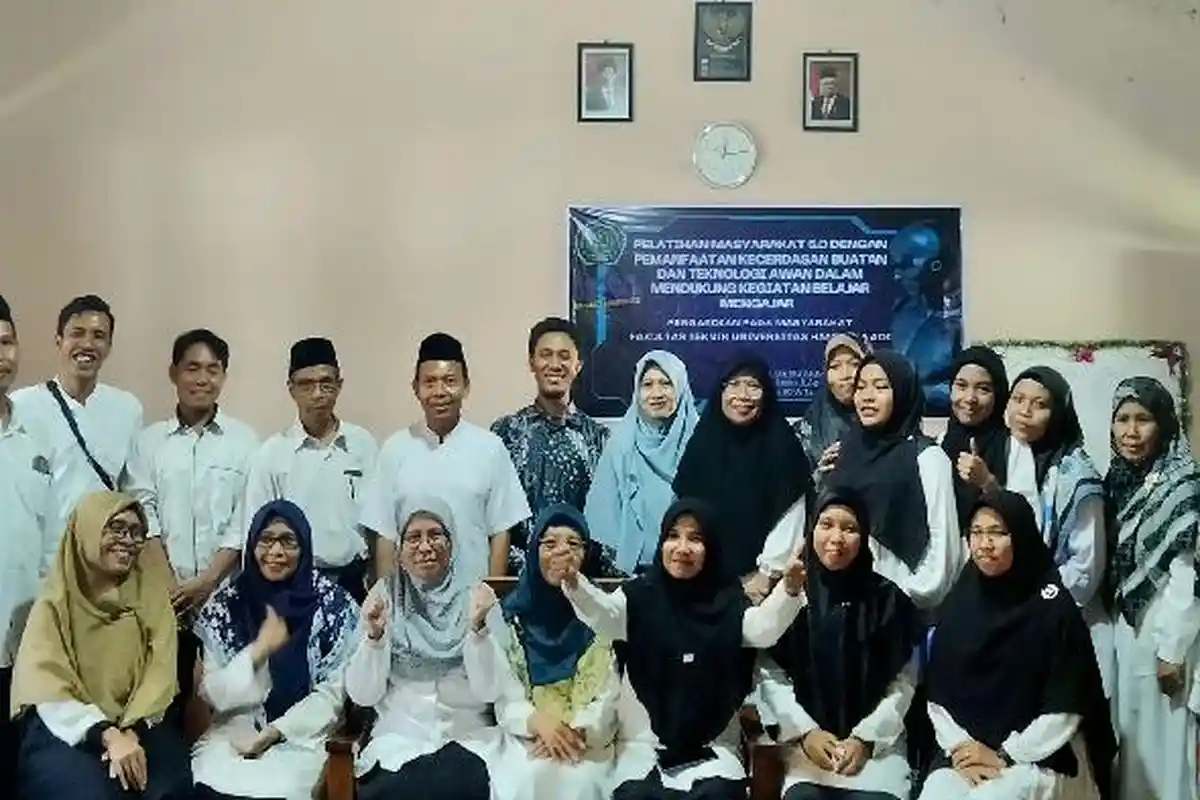 Tim Pengabdian FT Universitas Hamzanwadi Gelar Pelatihan AI bagi Guru Madrasah Aliyah