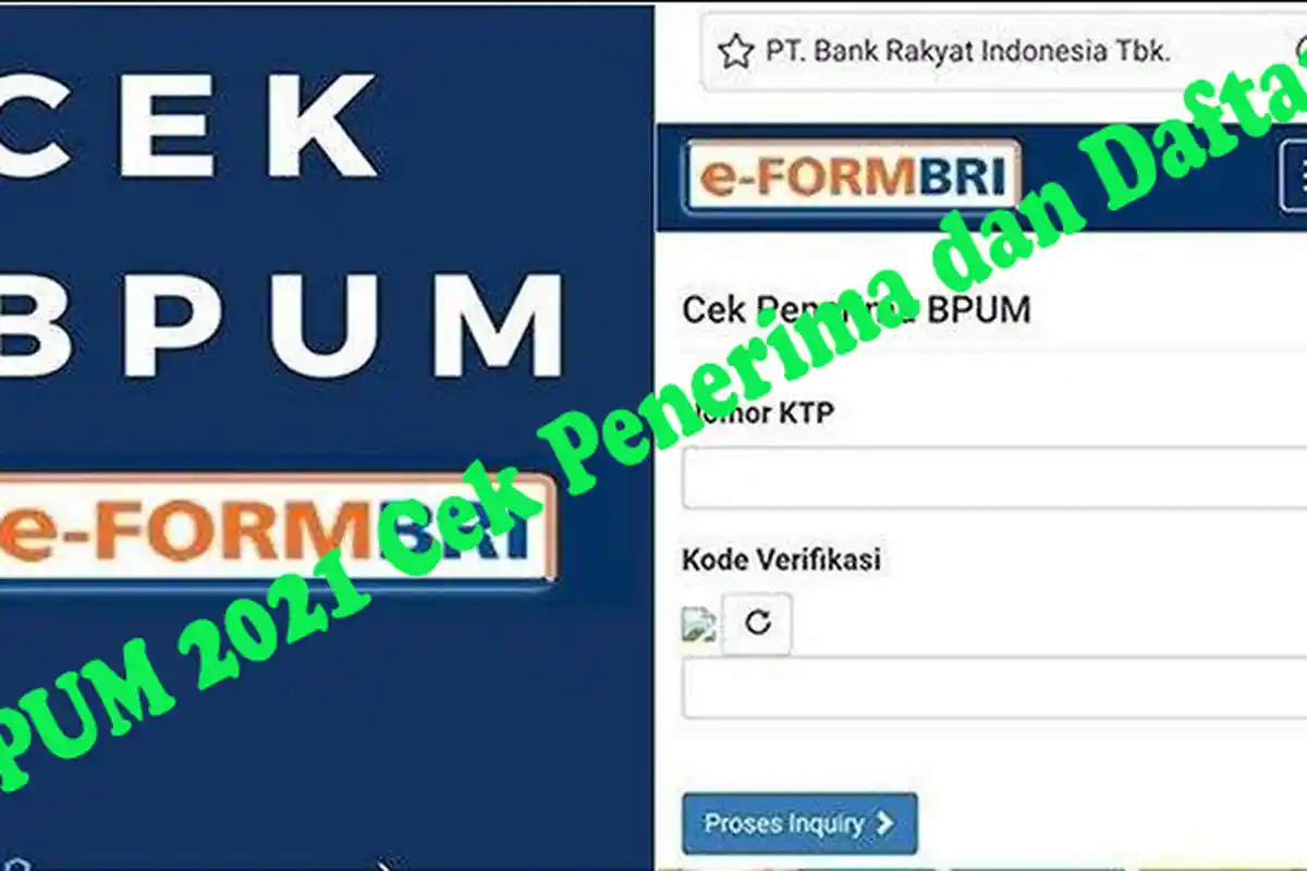 CARA Daftar UMKM BRI Online 2021, Cek E-Form BRI UMKM Login eform.bri.co.id/bpum Dapat BLT Rp 2,4 Jt