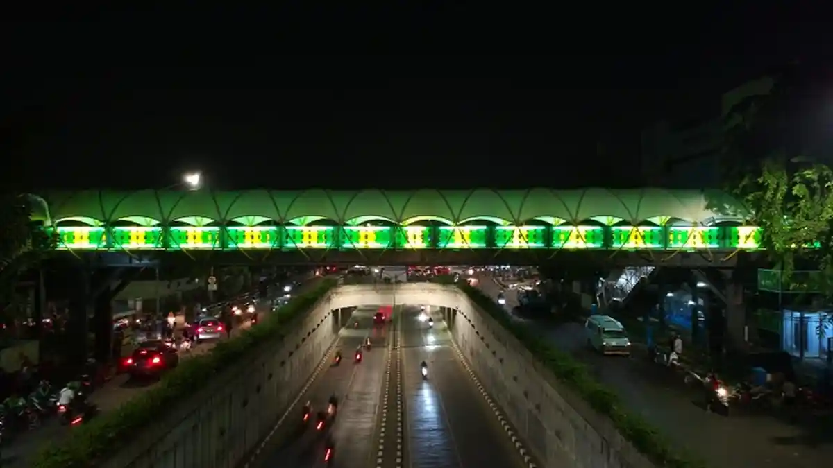 Pekan Depan, JPO Pasar Minggu Akan Diresmikan