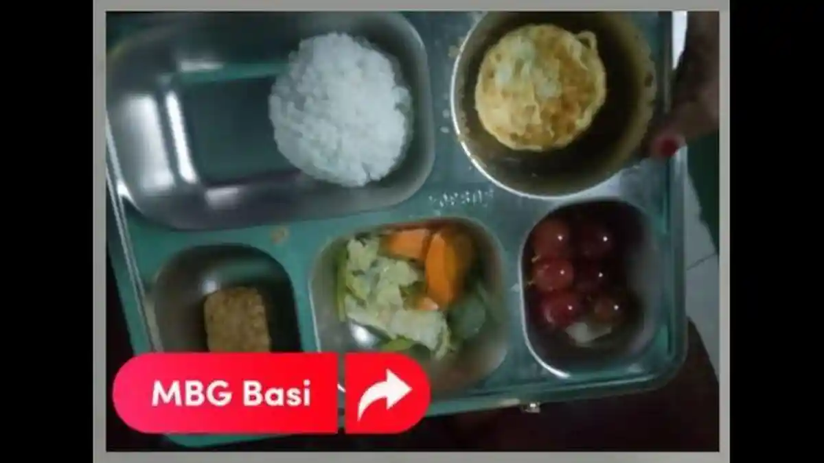Menu MBG Basi di Pangandaran Diunggah di Medsos, SPPG Langsung Menanggapi