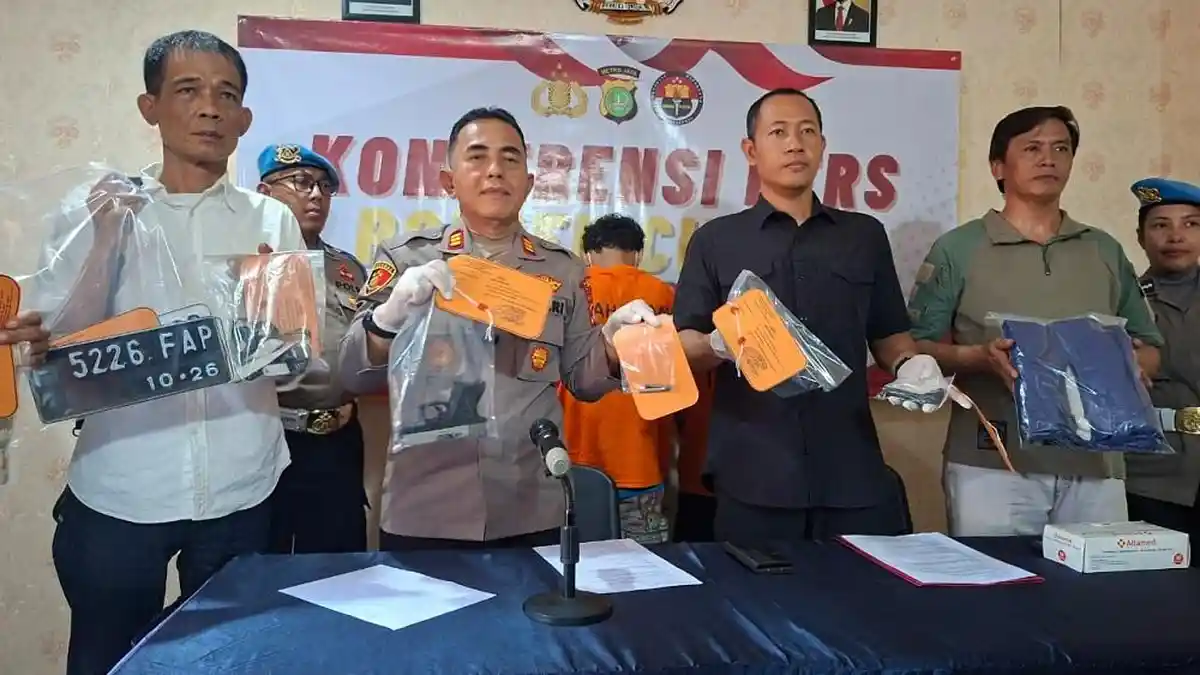 Polsek Cinere Canggih, Lacak Motor Pakai GPS, Komplotan Curanmor Berhasil Ditangkap