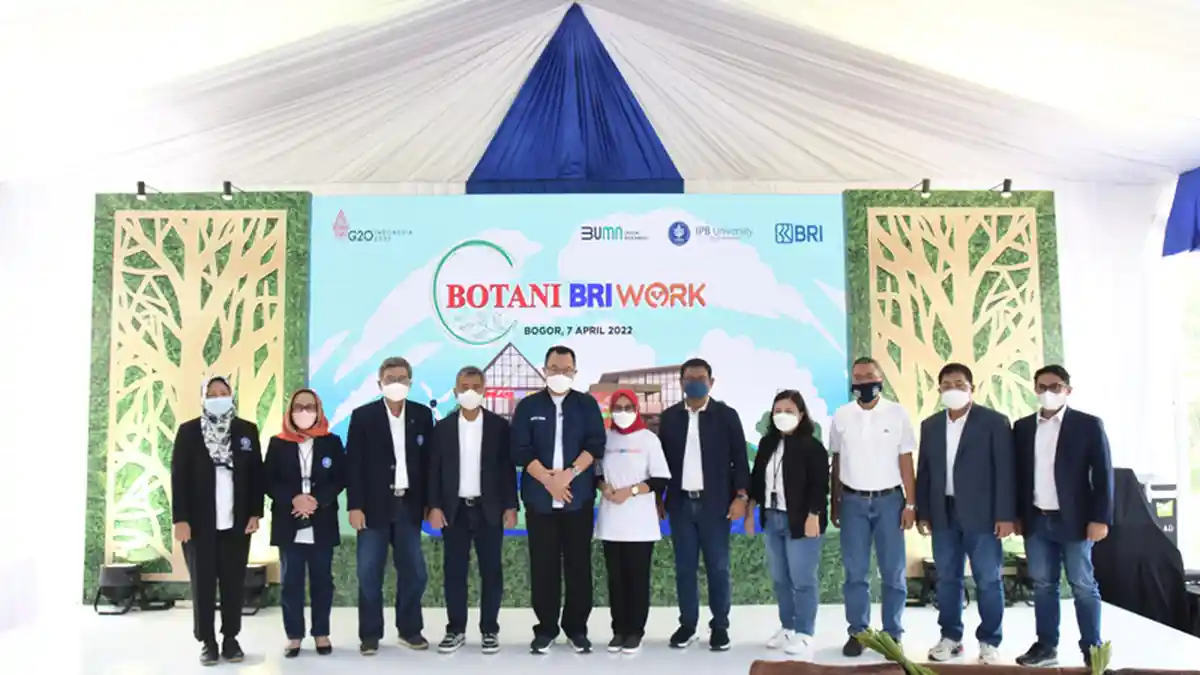 IPB University Resmikan Botani BRI Work, Tempat Nongkrong Edukatif di Kawasan Dramaga