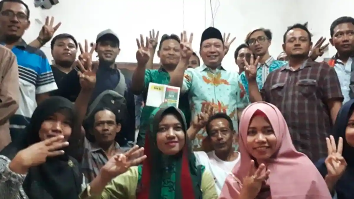 Millenials Surabaya Siap Kawal Kemenangan KH Ma'ruf Amin, PKB, dan Fandi Utomo