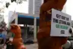 Kampanye Gaya Hidup Vegetarian di kawasan Terowongan Kendal