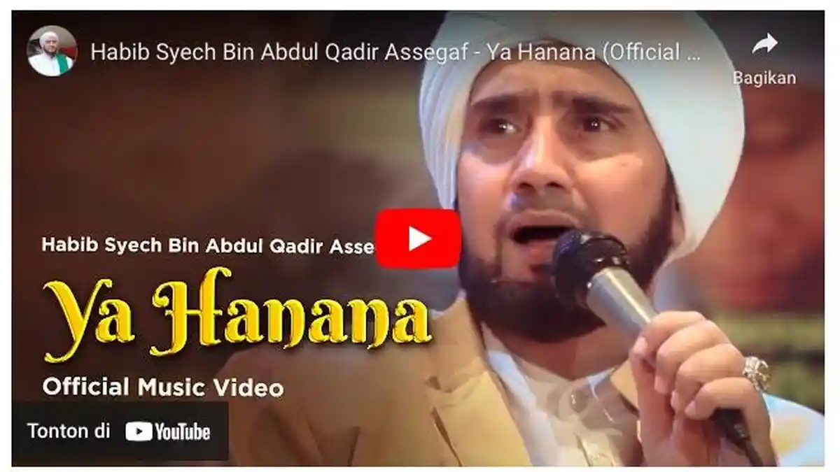 Chord Kunci Gitar dan Lirik Ya Hanana Habib Syech Bin Abdul Qadir Assegaf