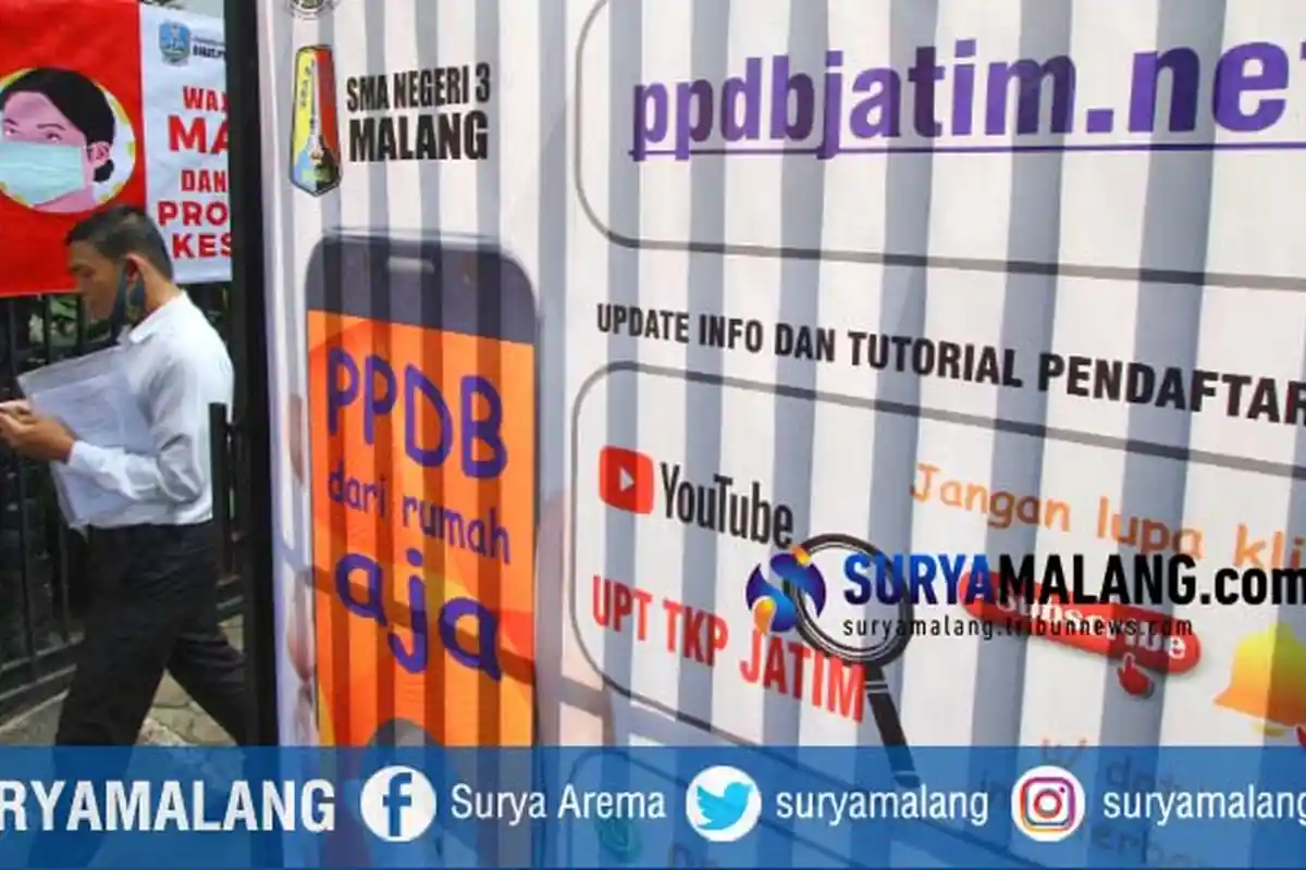 PPDB Kota Malang 2020, Masuk SMAN-SMKN Bisa Pilih Sekolah di Dalam dan di Luar Zona