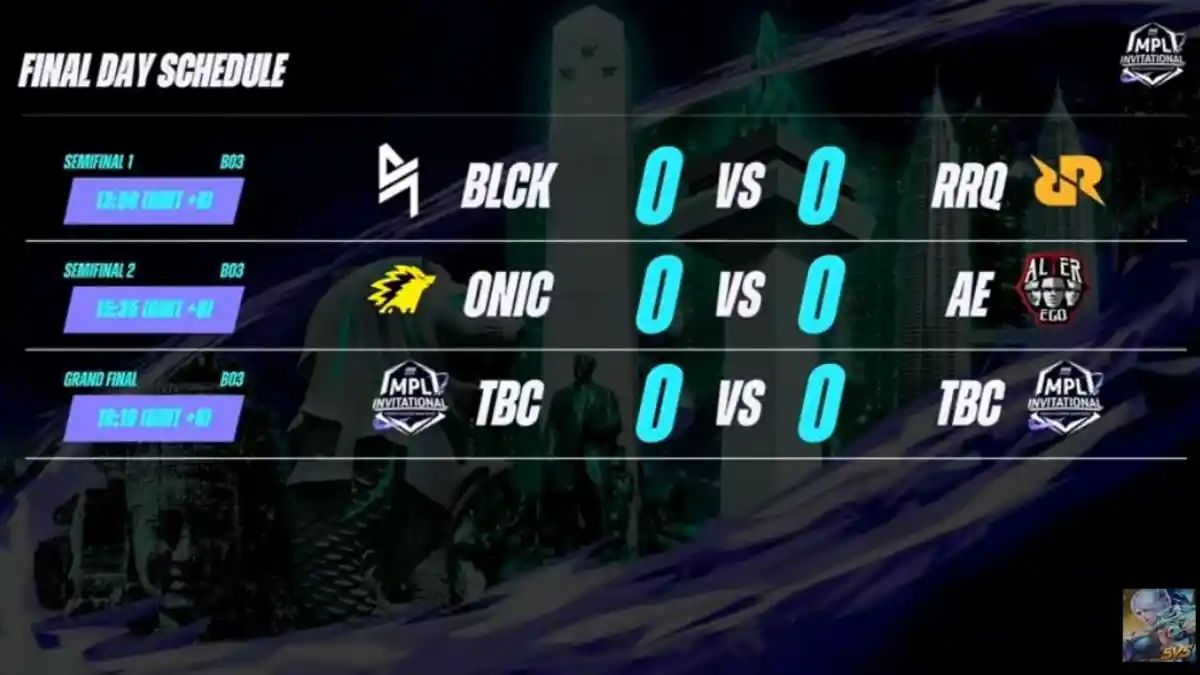 Jadwal MPLI Hari Ini 6 November 2021: Semifinal Blacklist vs RRQ Hoshi, Onic Lawan Alter Ego
