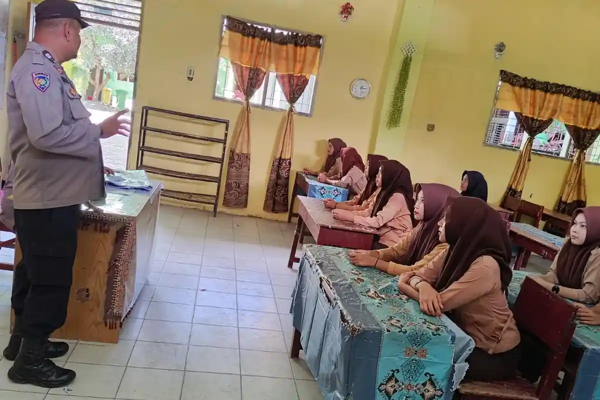 Polres Pelabuhan Belawan Sosialisasikan Penerimaan Siswa Baru SMA Kemala Taruna Bhayangkara 2026