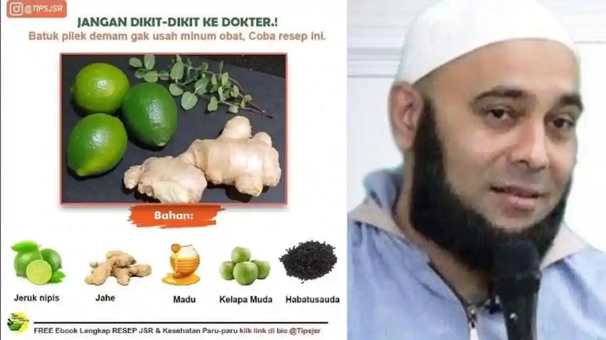 Cara Mengobati Batuk Pilek Demam Oleh dr Zaidul Akbar, Konsumsi Ramuan Jeruk Nipis dan Kelapa Muda
