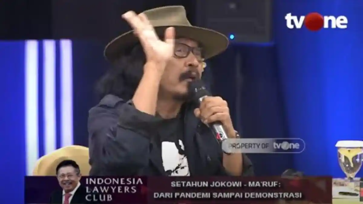 Di ILC, Sujiwo Tejo Kritik Anak Jokowi Maju di Pilkada, Mengurangi Kepercayaan Orang