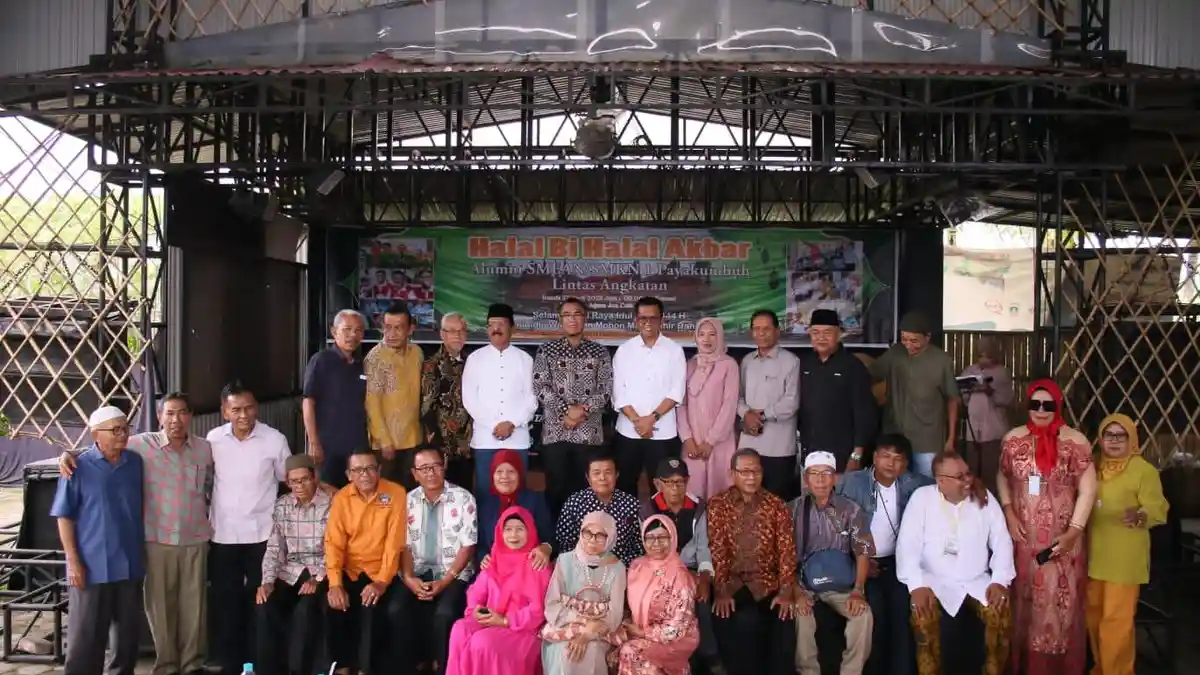 Rida Ananda Hadiri Halal Bihalal Lintas Angkatan Alumni SMK N 1 Payakumbuh