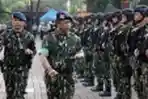 Penyambutan Pasukan Satbrimob Polda Jabar BKO Polda Papua