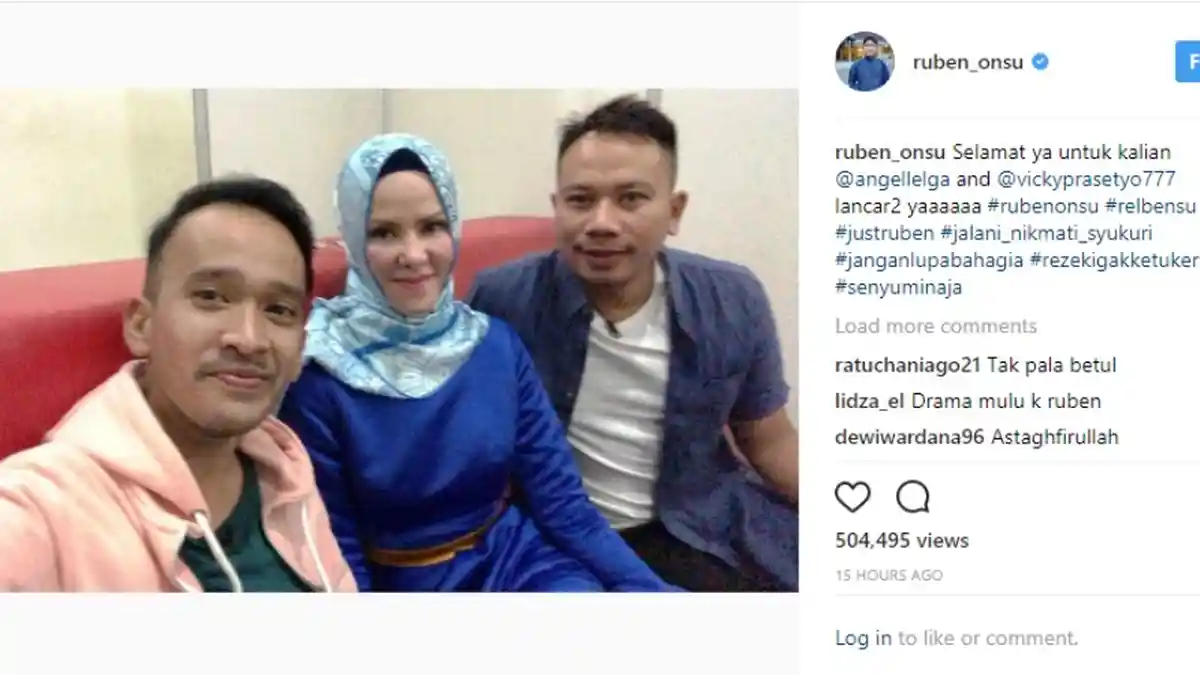 Ruben Onsu Beberkan Kendaraan yang Bakal Ada di 'Pernikahan Mewah' Angel Lelga dan Vicky Prasetyo