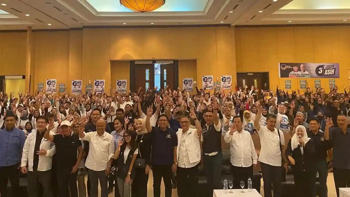 Keliling Bandung Temui Kader, Ilham Habibie Bersyukur Duet dengan Ahmad Syaikhu: Saling Melengkapi