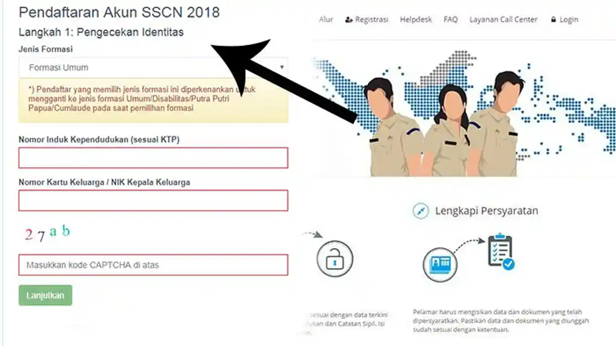 CPNS 2018 Dibuka, Ini Cara Pendaftaran Akun SSCN di sscn.bkn.go.id, Siapkan Dokumen Ini
