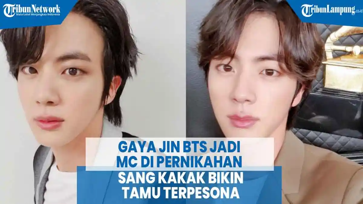 VIDEO Gaya Jin BTS Jadi MC di Pernikahan Sang Kakak Bikin Tamu Terpesona