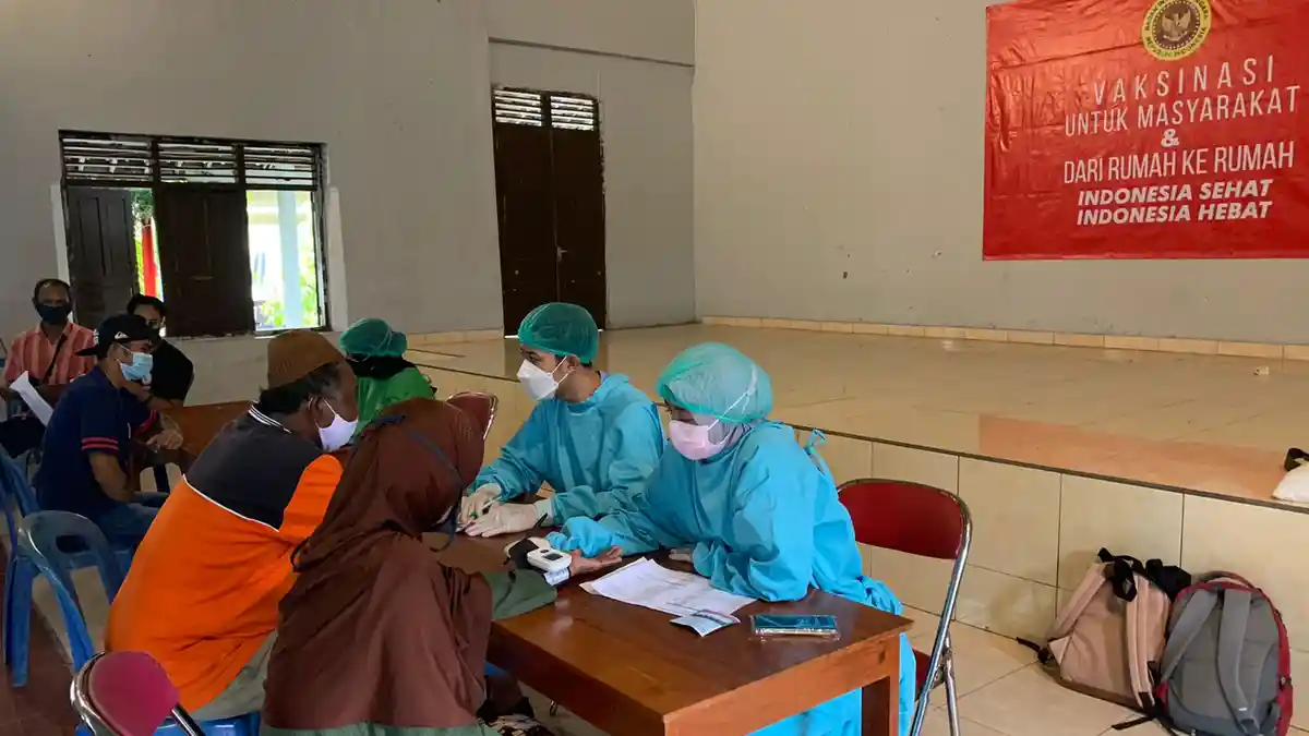 Binda DIY Gelar Vaksinasi Covid-19 Dosis Kedua di Merdikorejo Tempel