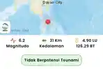 Gempa Bumi Magnitudo 6.2 di Sulawesi Utara Baru Terjadi, Info BMKG Tak Berpotensi Tsunami