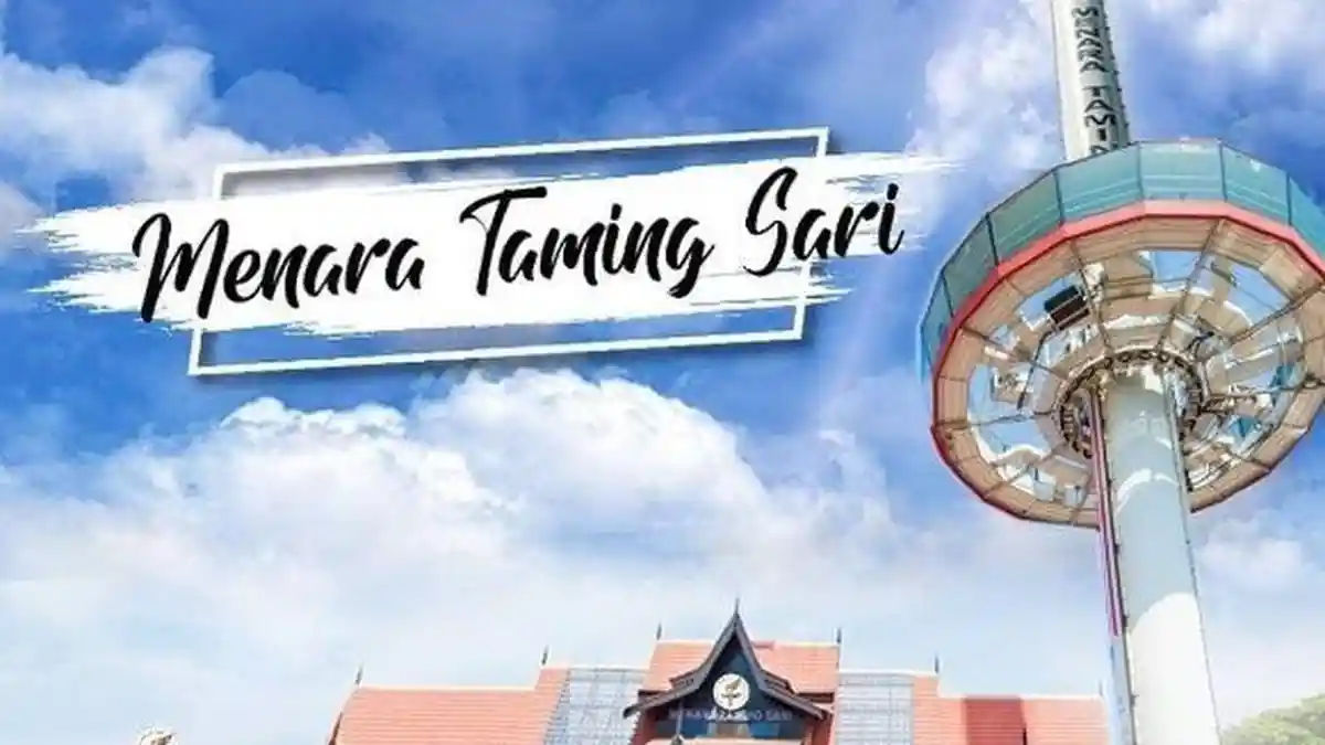 36 Wisatawan Terjebak 30 Menit di Ketinggian 60 Meter Menara Taming Sari Malaysia