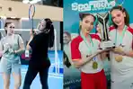 Hasil Turnamen Bulutangkis Selebriti, Ayu Ting Ting Takluk di Tangan Luna Maya dan Cinta Laura