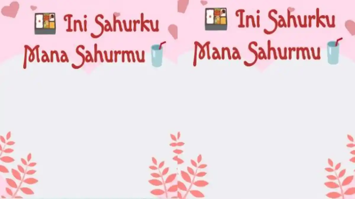 20 Twibbon Selamat Sahur Ramadan 2025, Bisa Jadi Foto Profil Keren