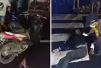 Kecelakaan Maut di Selatan Pura Gajah Sesetan, Pria Ini Tewas Tergeletak di Jalan Raya
