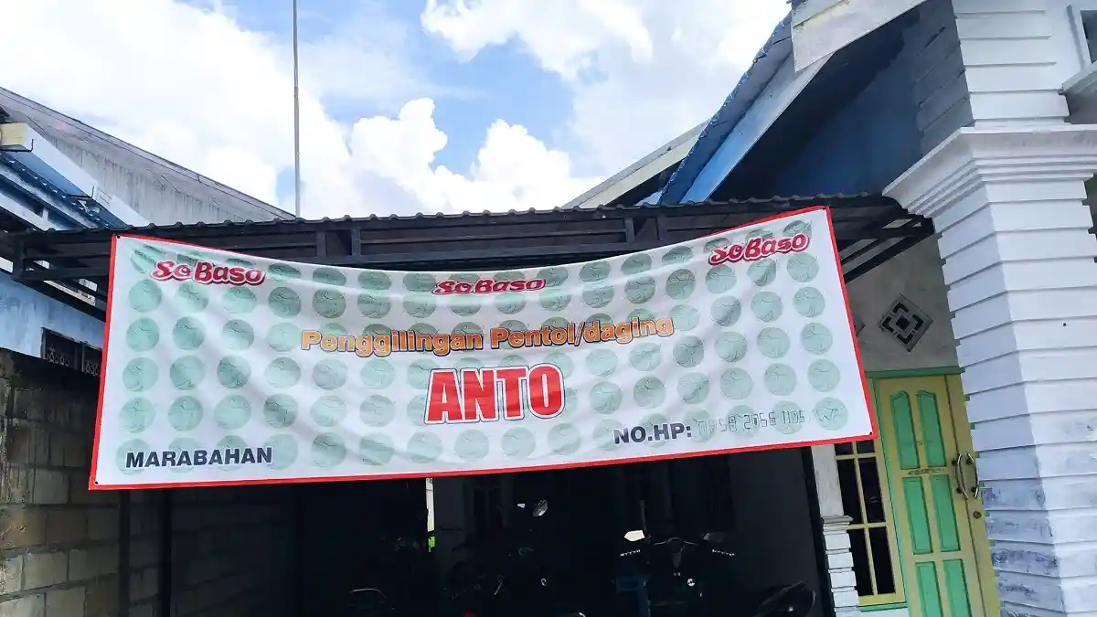 Berkah Iduladha, Usaha Penggilingan Daging Milik Anto di Batola Kewalahan Giling Pentol