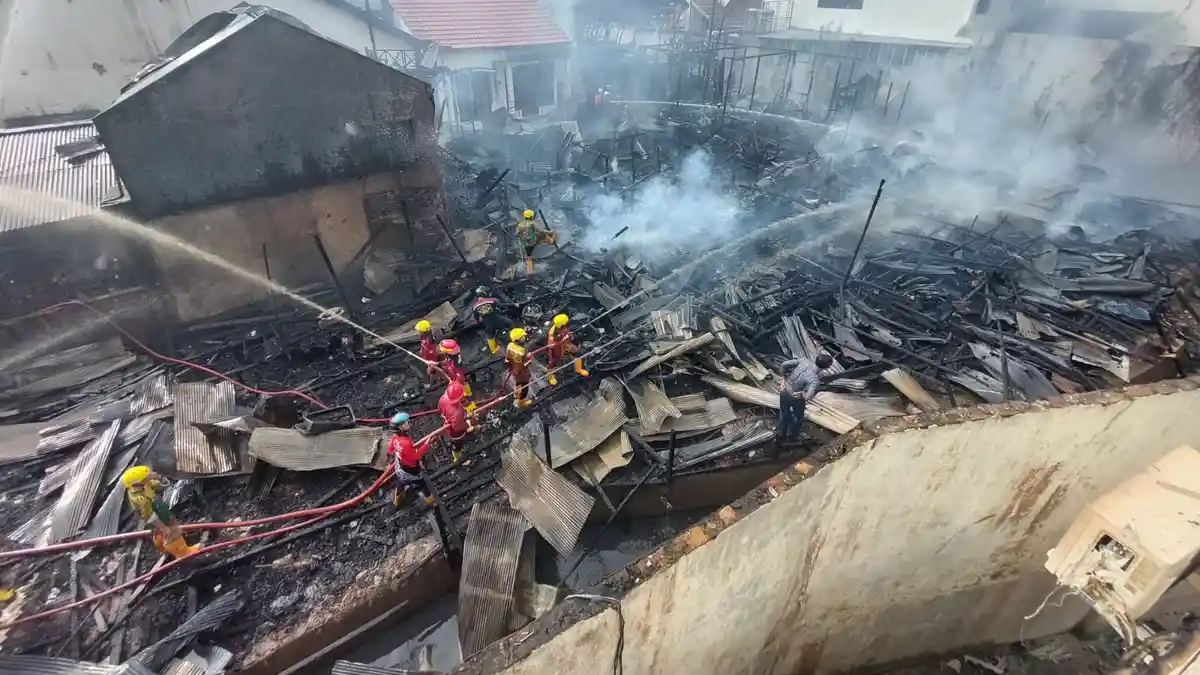 Usai Dengar Imbauan Waspada Kebakaran, Rumah Dihuni 40 Jiwa di Samarinda Dilalap Si Jago Merah
