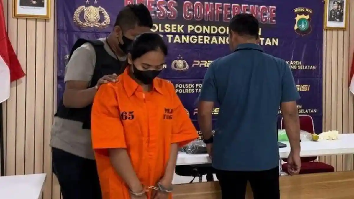 Tampang EH Asisten Rumah Tangga  Yang Bawa Kabur Anak Majikan Setelah Terima Gaji