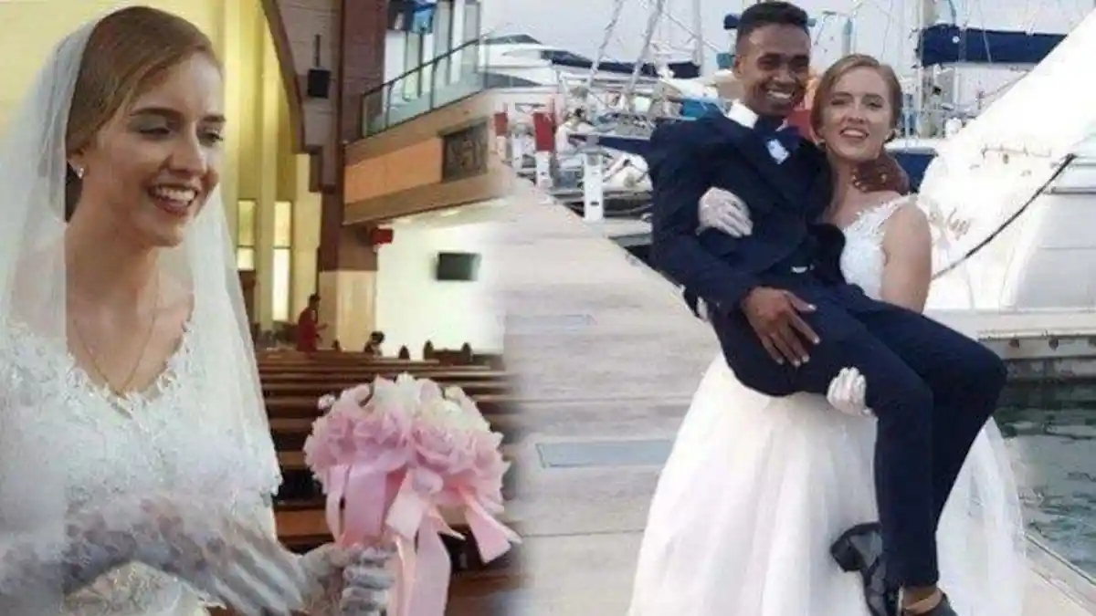 Viral Pernikahan Pemuda NTT dengan Bule Cantik Asal Perancis