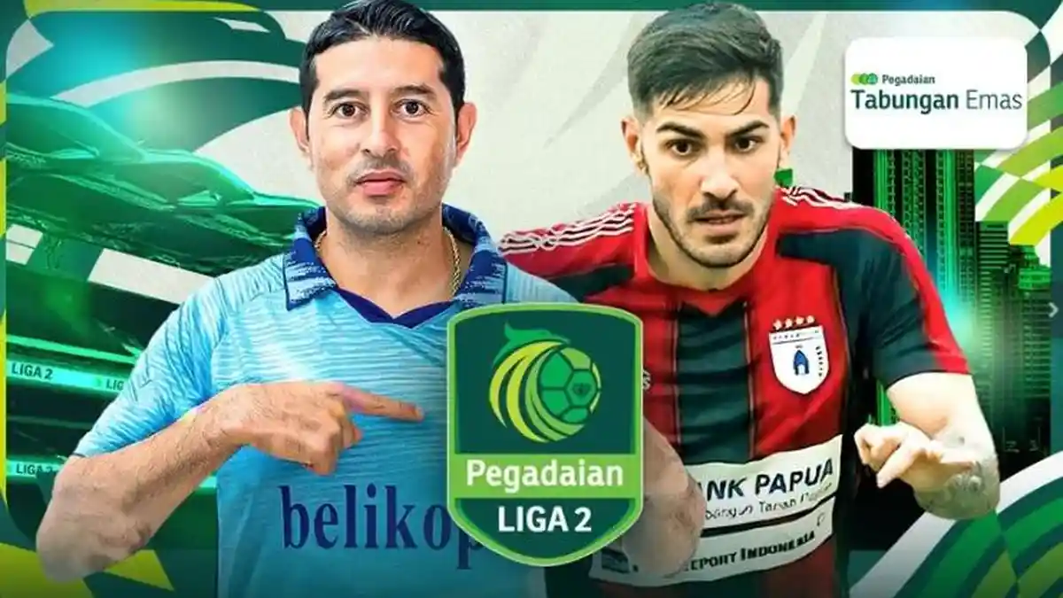 Jadwal Acara Vidio.com Liga 2 Hari Ini, Persela vs Persipura Cek Klasemen Terbaru Boaz Solossa cs